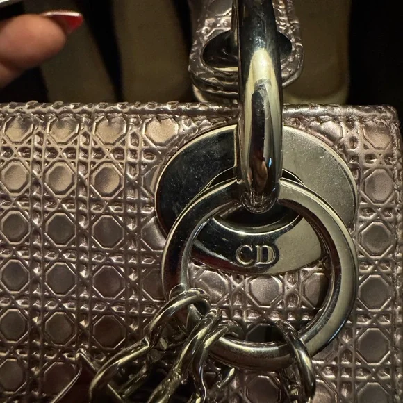 XXX SOLD XXX
LIMITEDEDITION 
LadyDiorMicro CannageMetallicPink - Picture 10 of 14